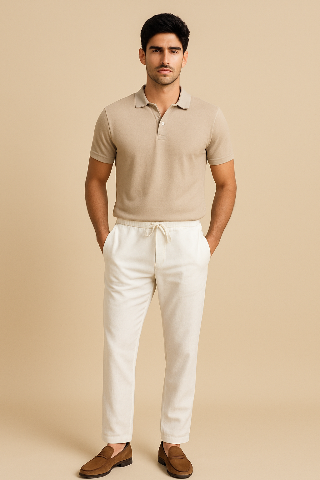 Enzo - Cotton Linen Jogger Pants