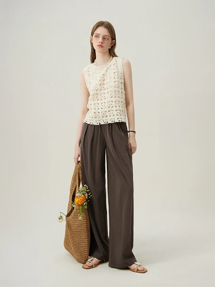 Fleur - Embroidered Sleeveless Top