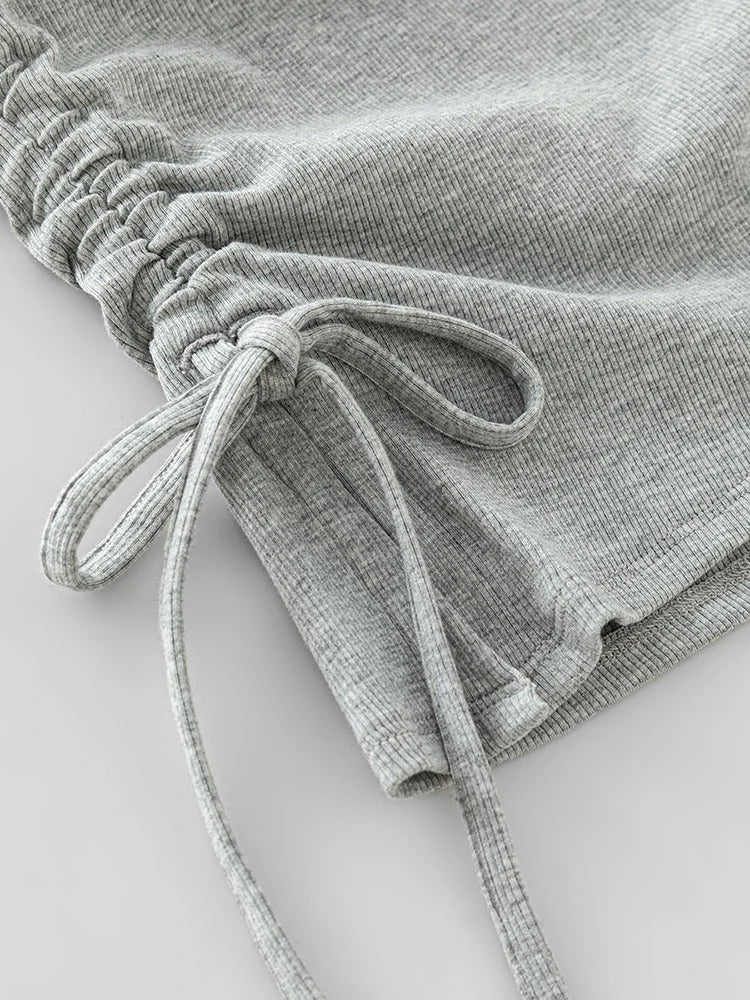 Vivano - Drawstring Knit Tee