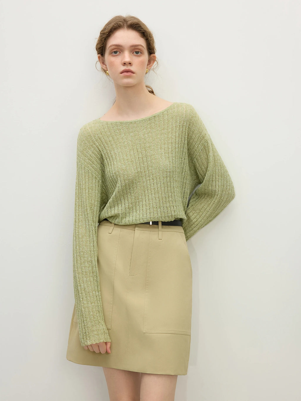 Elan - Linen Blend Commuter Top