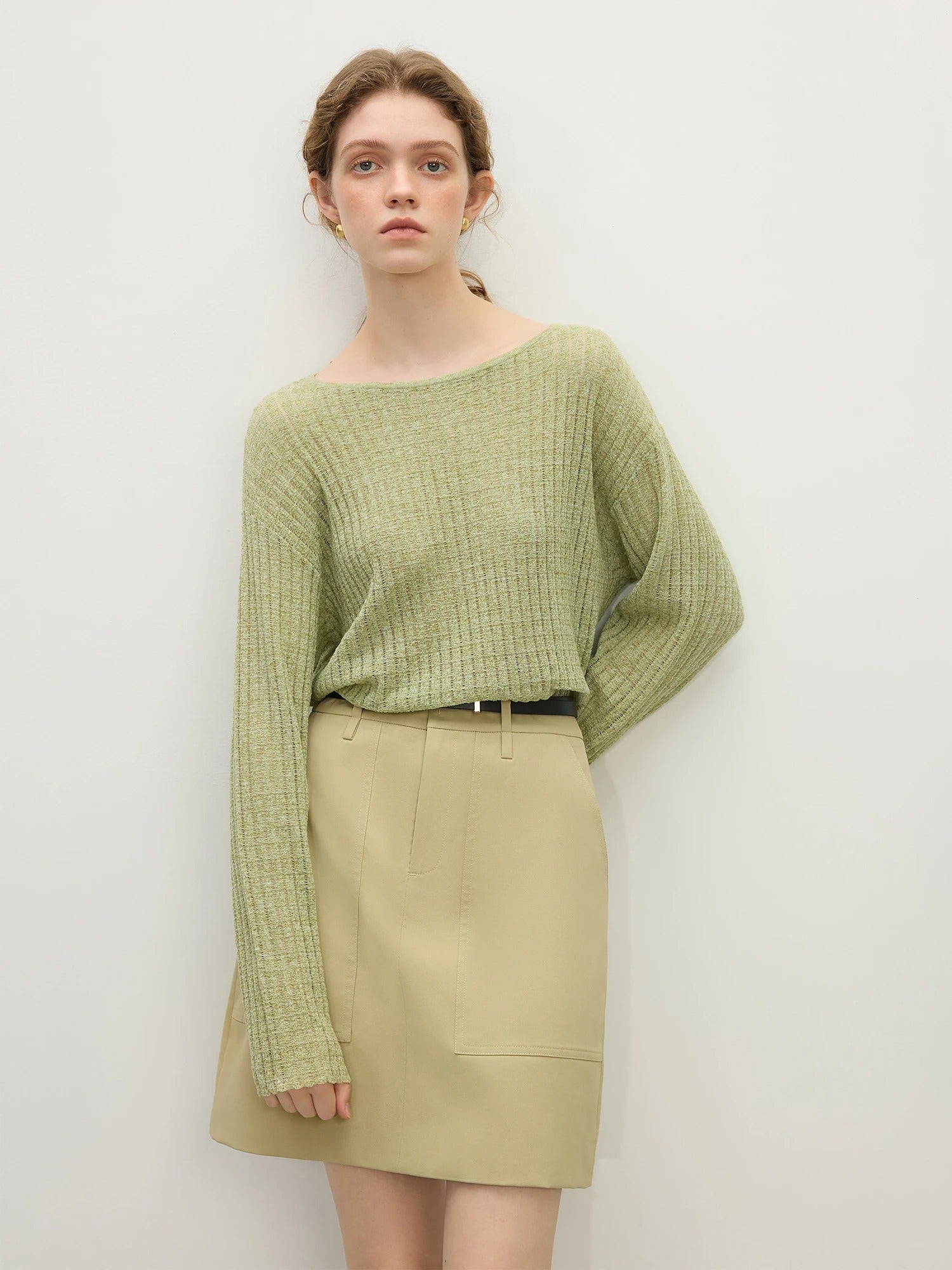 Elan - Linen Blend Commuter Top