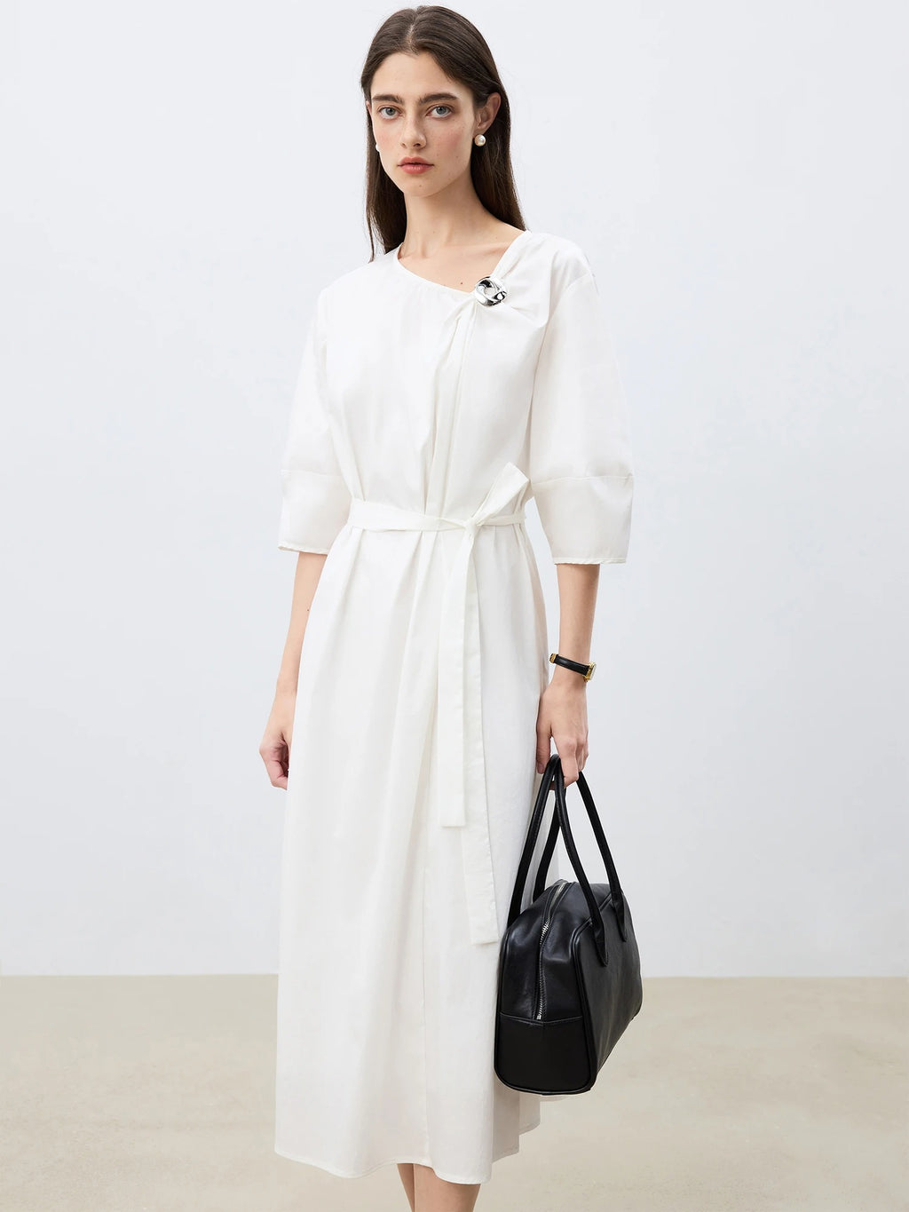 Mio - Asymmetrical Midi Dress