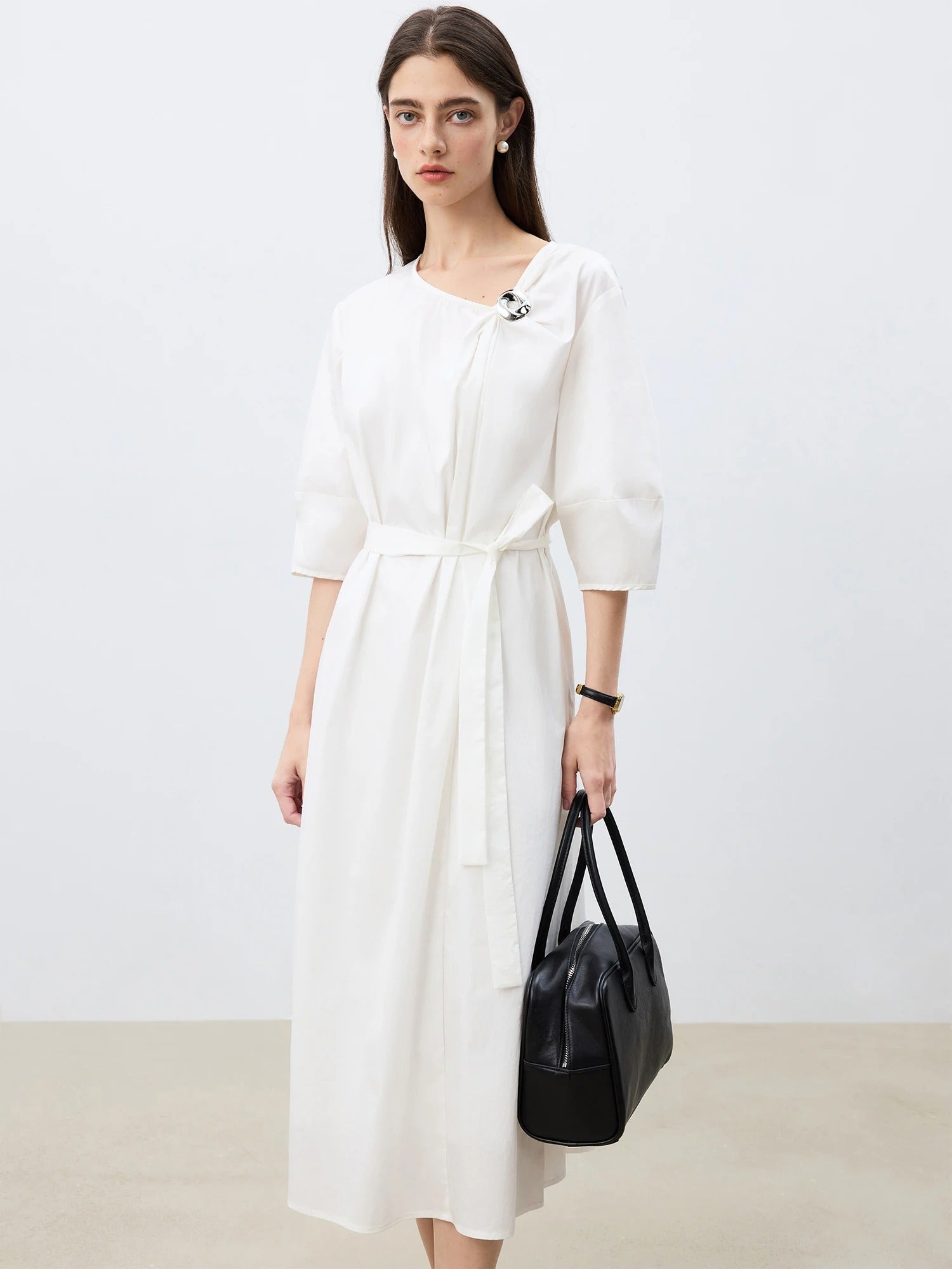 Mio - Asymmetrical Midi Dress