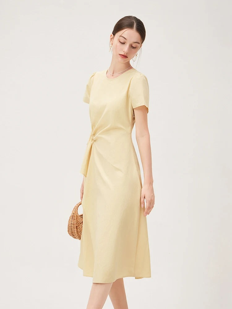 Cela – Classic A-Line Midi Dress