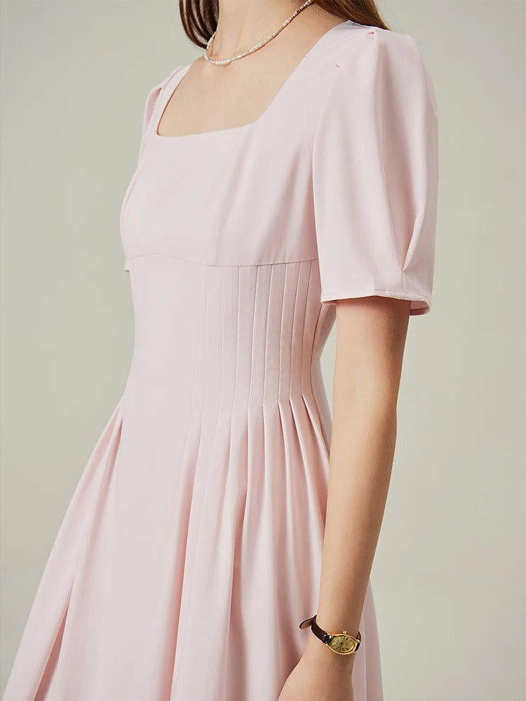 Eloise – Puff Sleeve Midi Dress