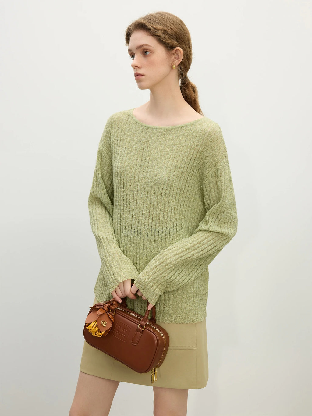 Elan - Linen Blend Commuter Top