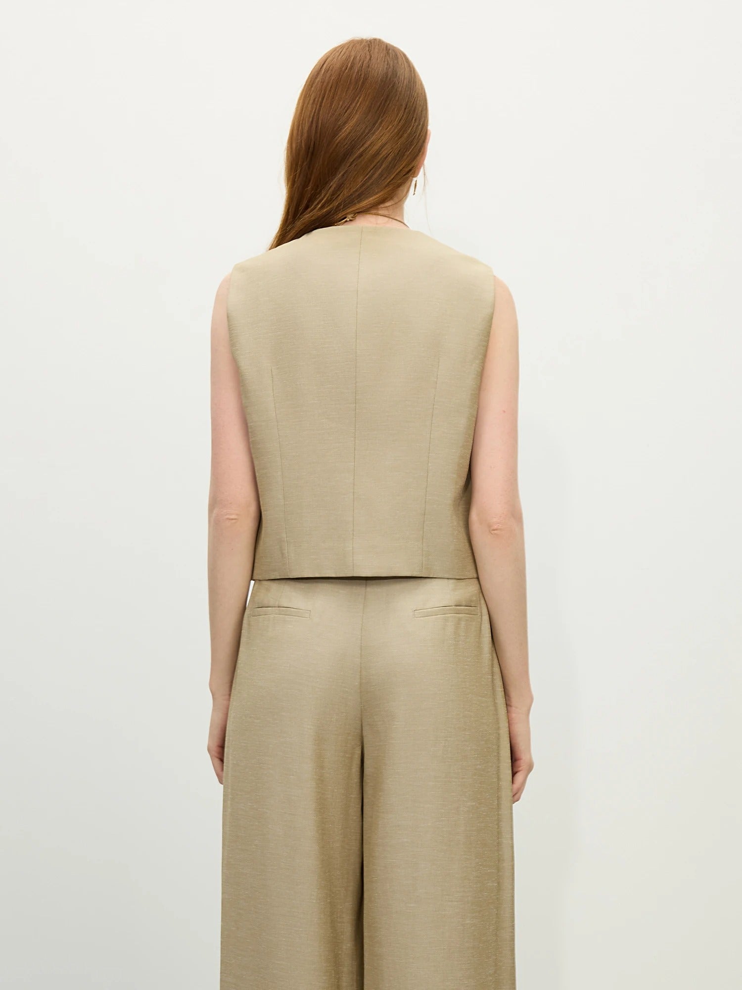 Alba – Vintage Linen Vest