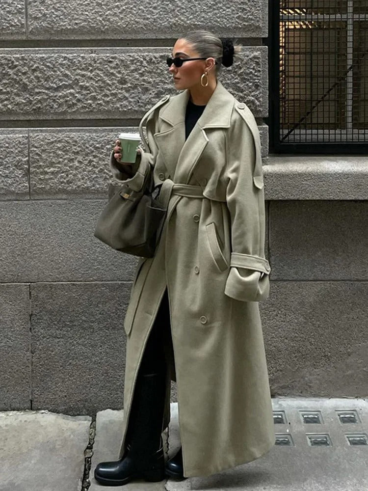 Lira – Belted Overcoat