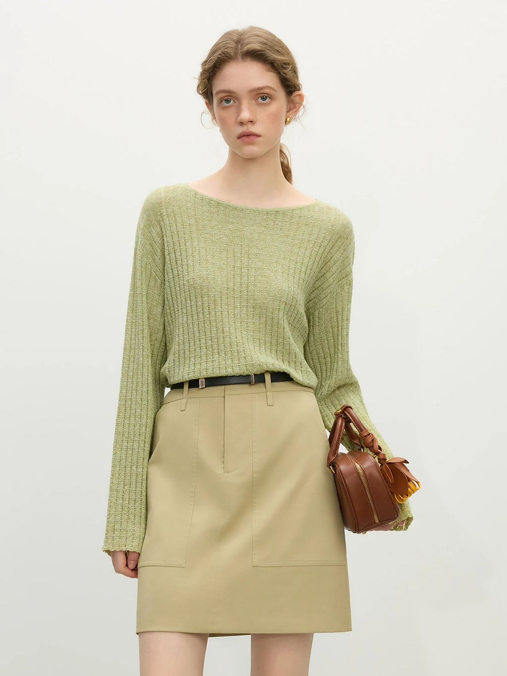 Elan - Linen Blend Commuter Top