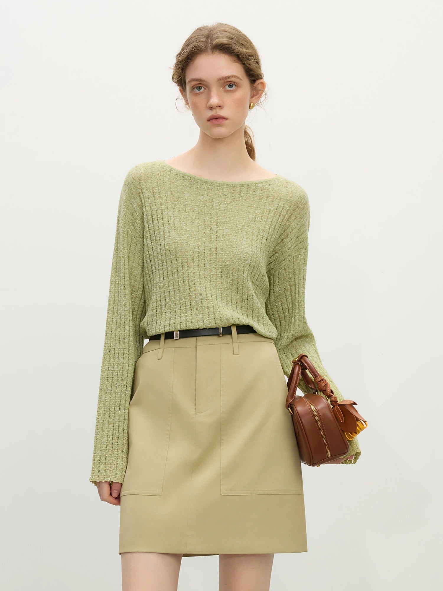 Elan - Linen Blend Commuter Top