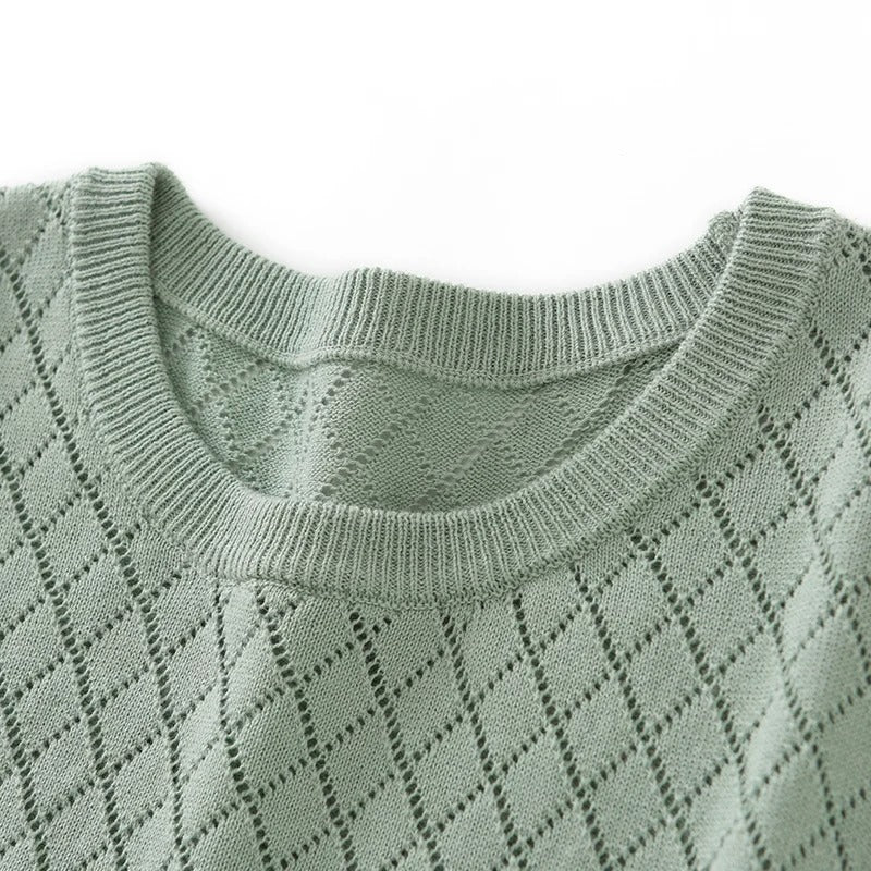 Verde – Diamond Knit T-Shirt