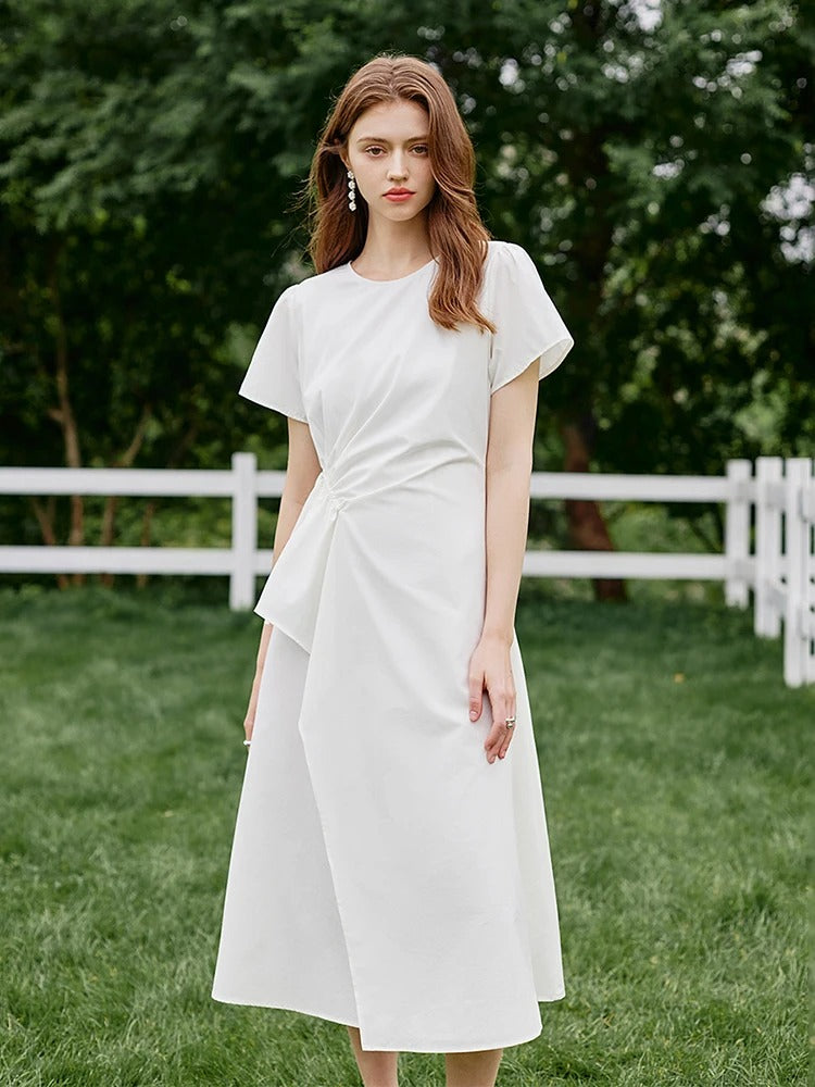 Cela – Classic A-Line Midi Dress