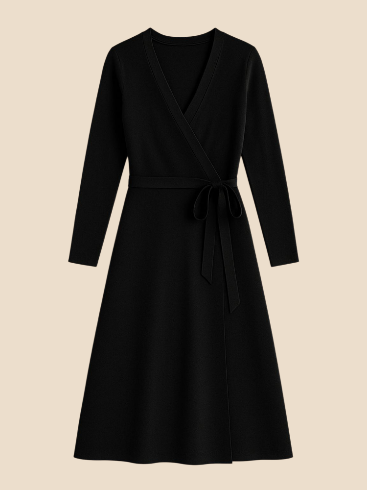 Nini - Wrap Knit Dress
