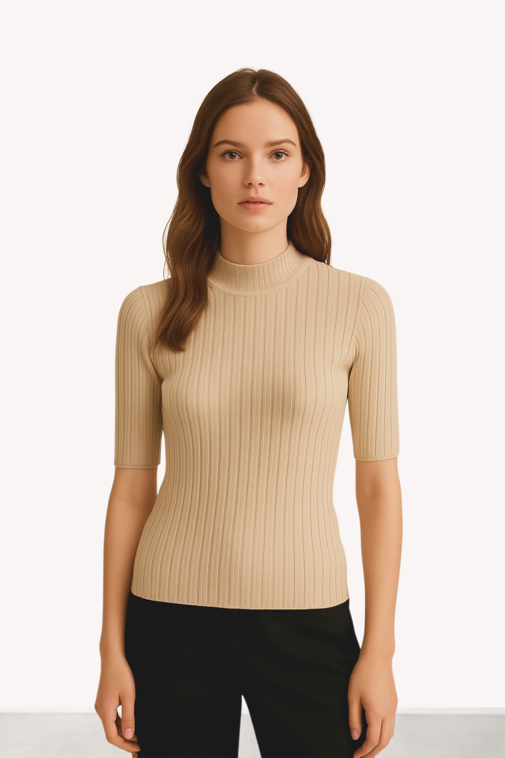 Vivo - Ribbed Knit Top