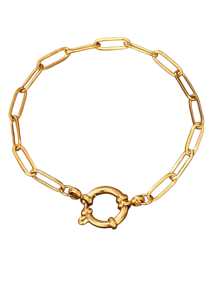 Indra – Gold Link Chain Bracelet