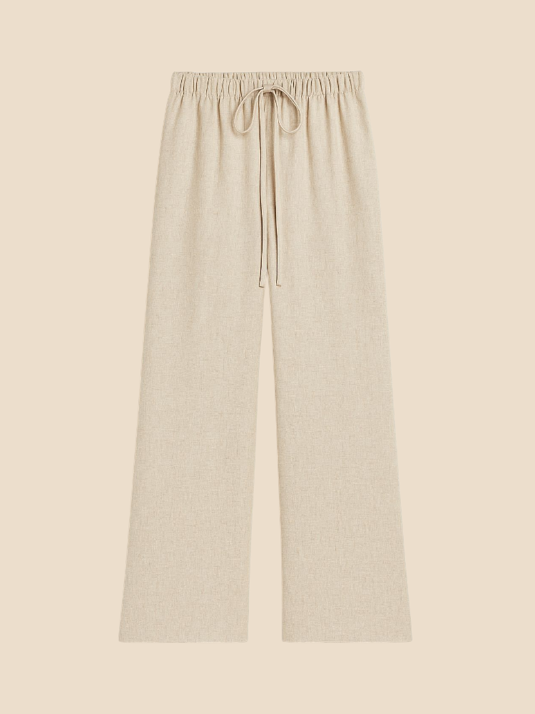 Noa – Linen Wide-Leg Trousers