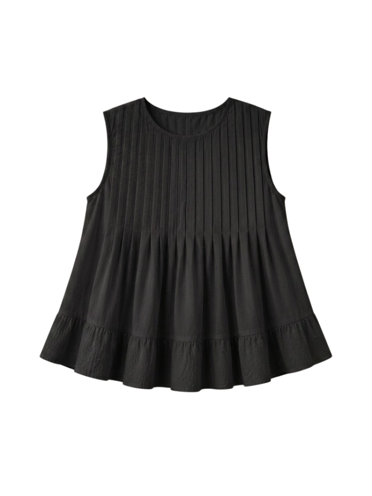 Fiamma – Ruffle Hem Sleeveless Top