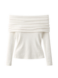 Isolde – Off-Shoulder Knit Sweater