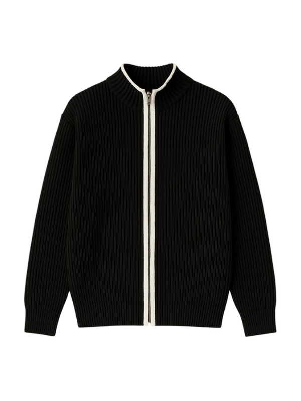 Dario - Knit Zip Cardigan