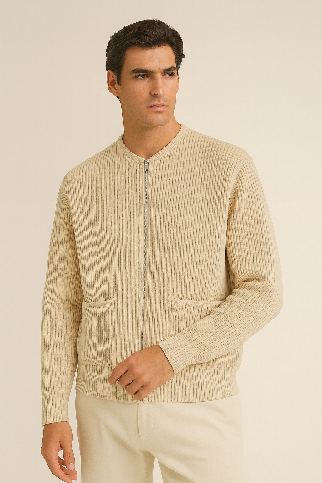 Harlow – Zip-Up Cardigan