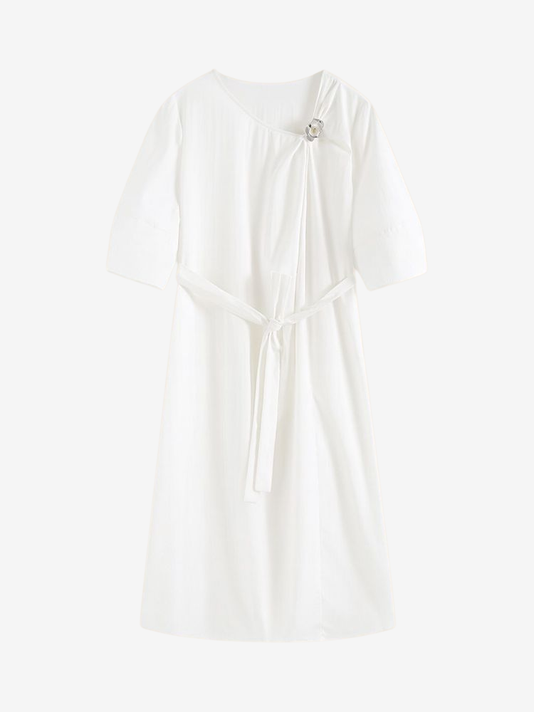 Mio - Asymmetrical Midi Dress