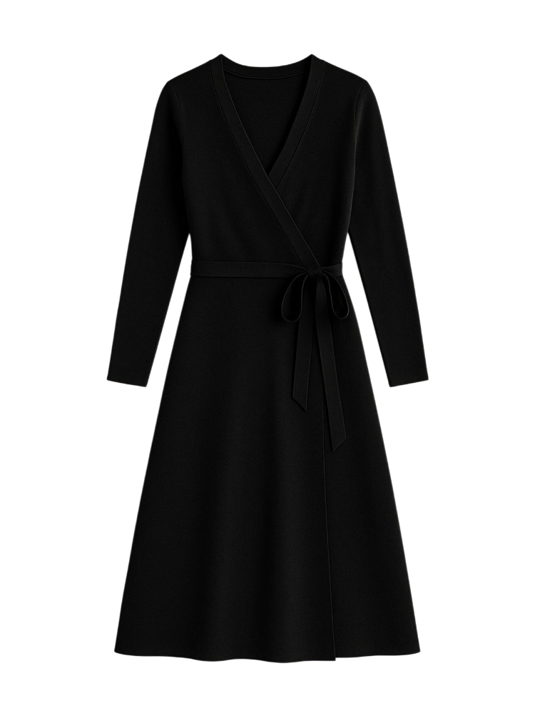 Nini - Wrap Knit Dress