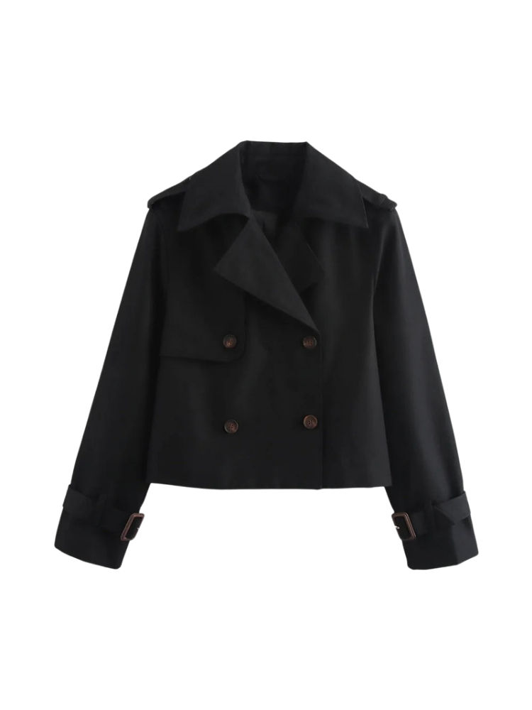 Knotta – Cropped Trench Jacket