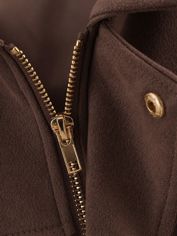 Kaia – Suede Bomber Jacket