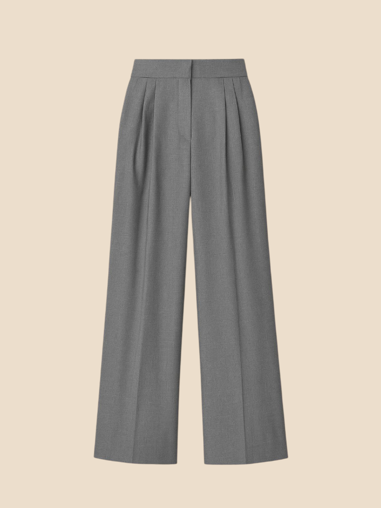 Lune – Drape Wide-Leg Trousers