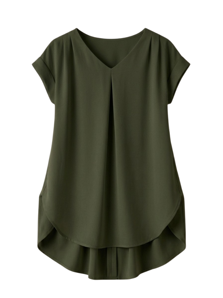 Raffaela – Pleated Back Chiffon Blouse