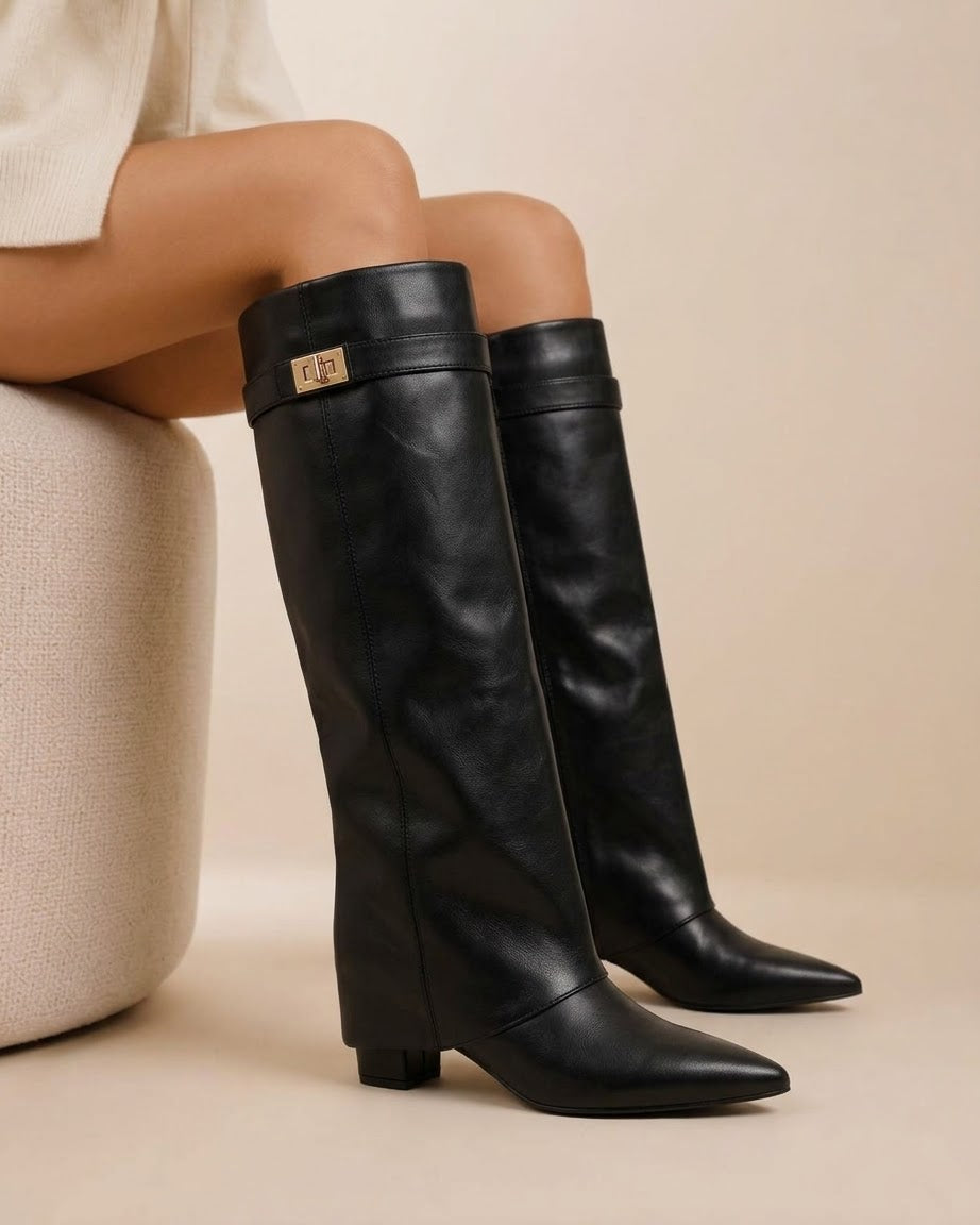 Morano – Leather Knee-High Boots