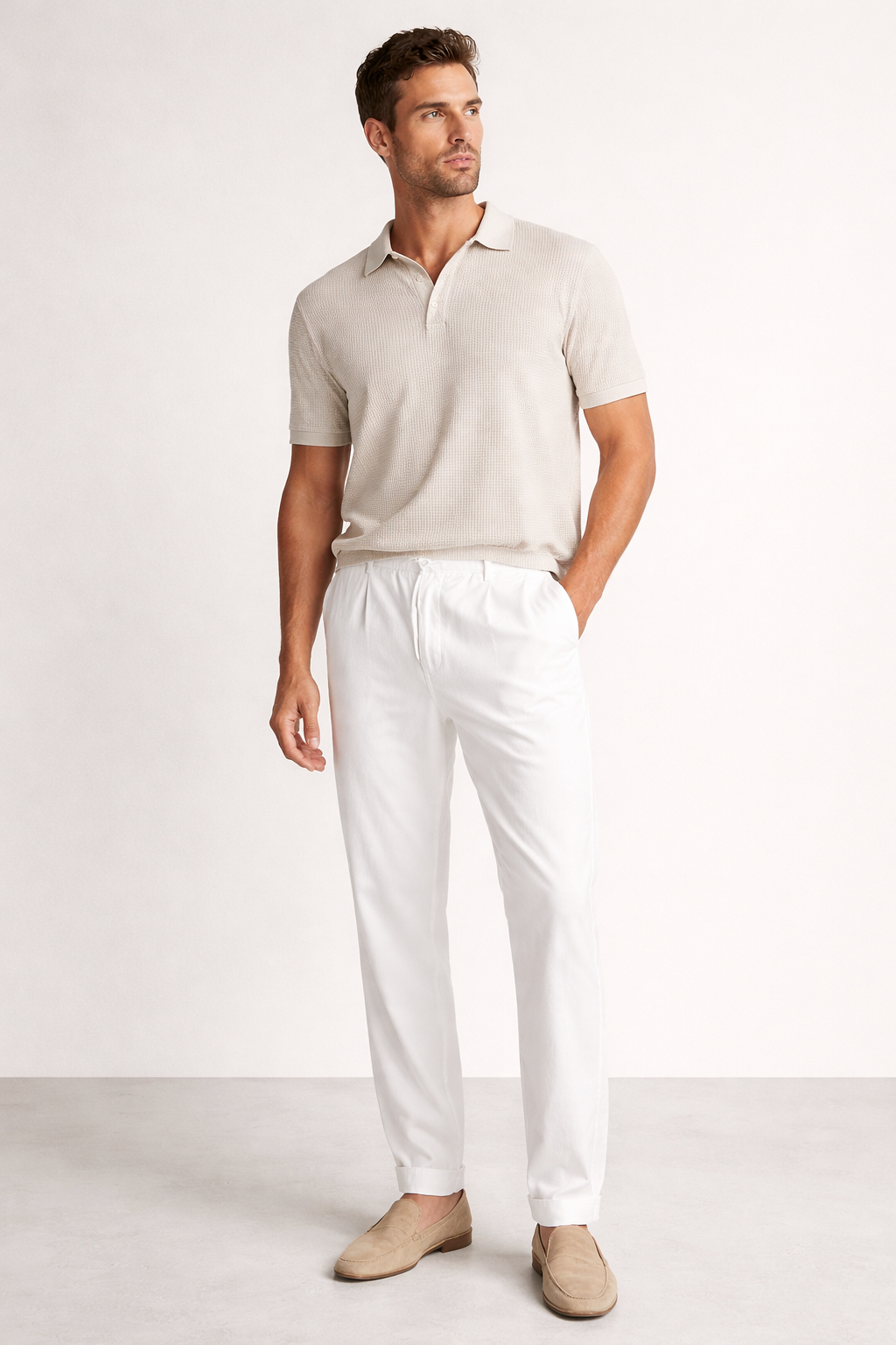 Enzo - Cotton Linen Jogger Pants