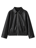 Virella – Faux Leather Jacket