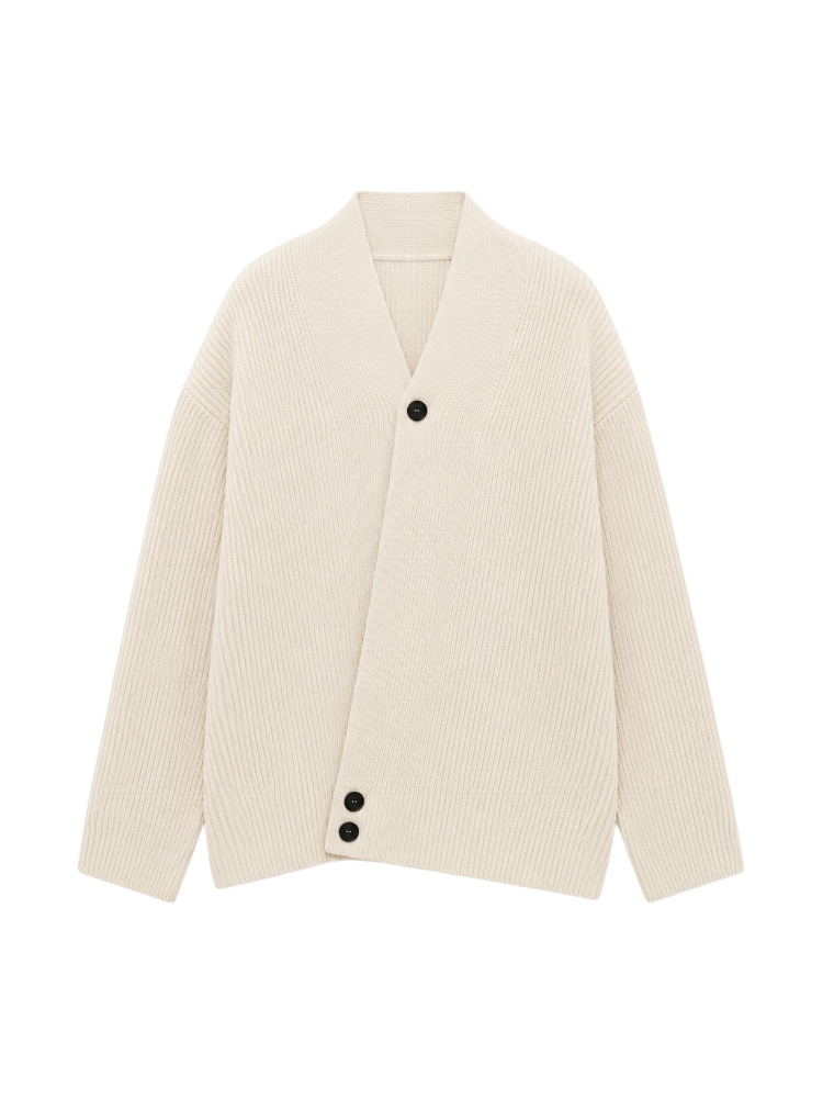 Clara – Asymmetric Knit Cardigan