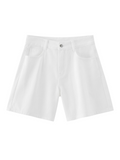 Luna – Vintage Straight Leg Denim Shorts