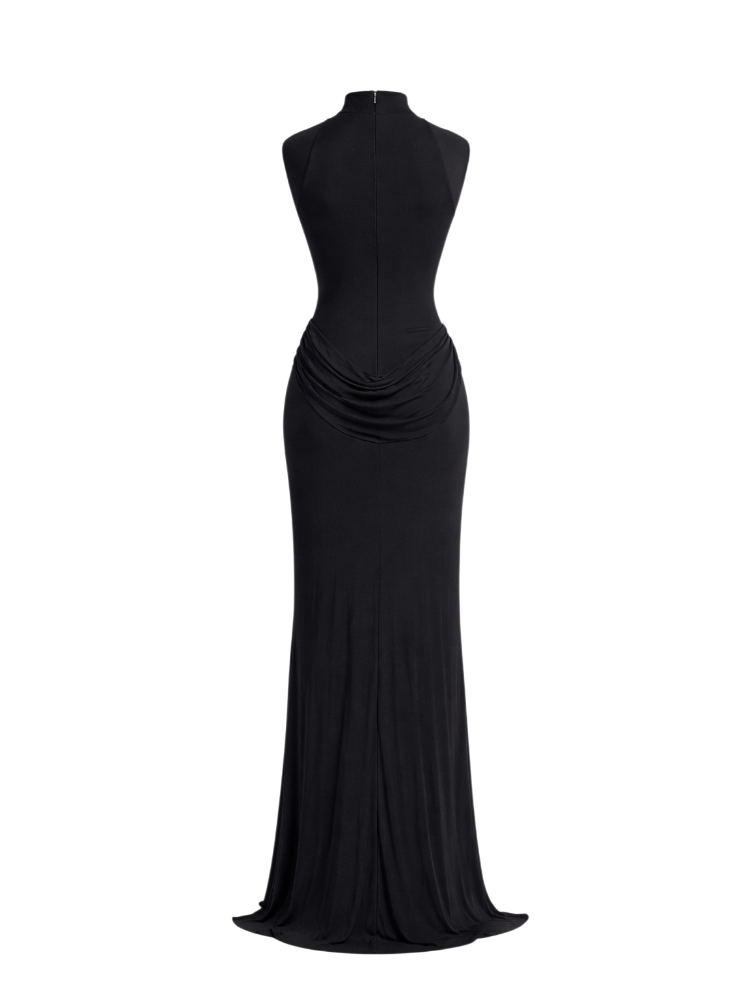 Serenya – Sculpted Split Maxi Dress