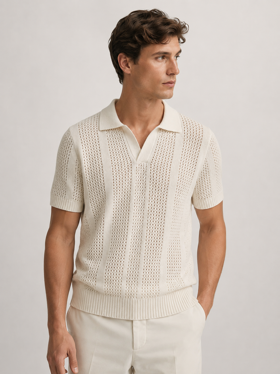 Renzo – Mesh Knit Polo