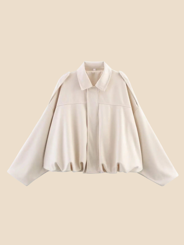 Kaia – Suede Bomber Jacket