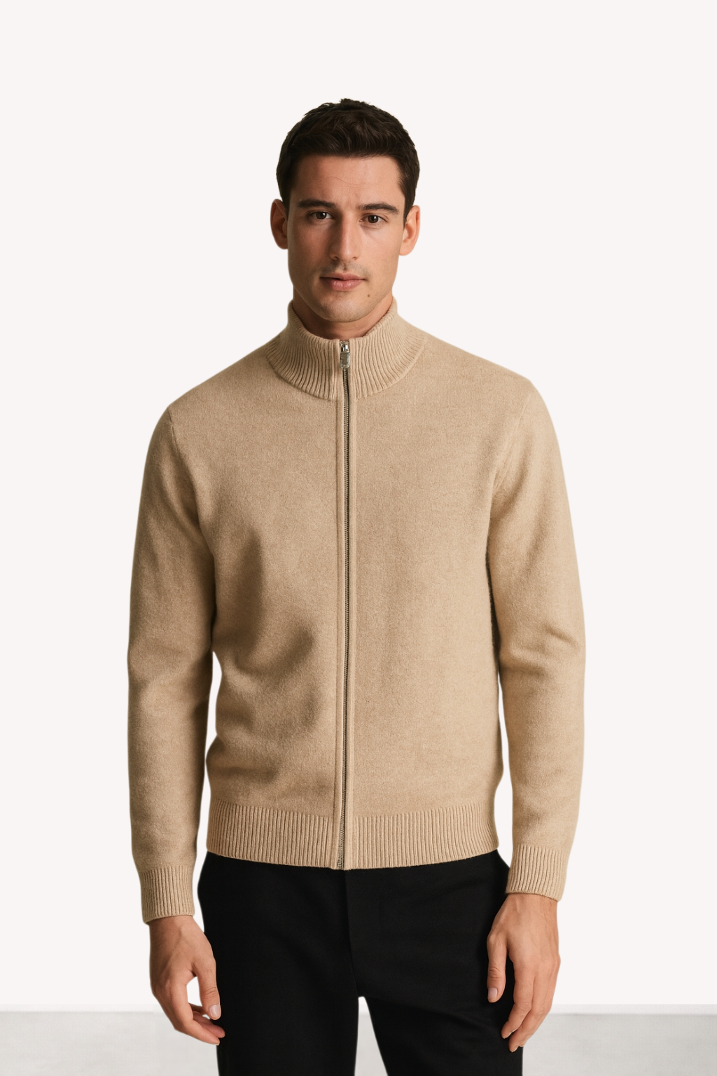 Oro - Merino Zip Cardigan