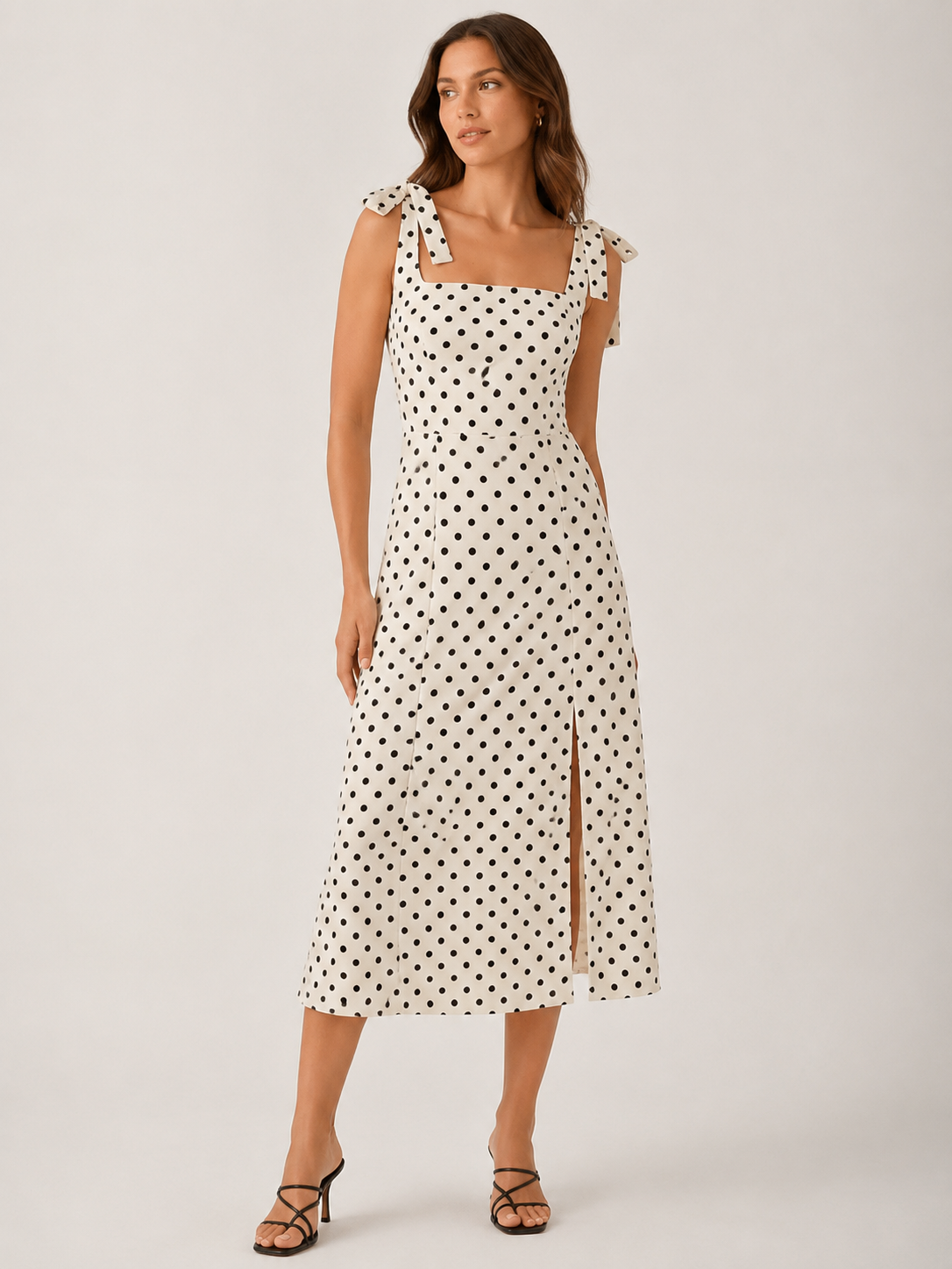 Colette – Polka Dot Midi Dress