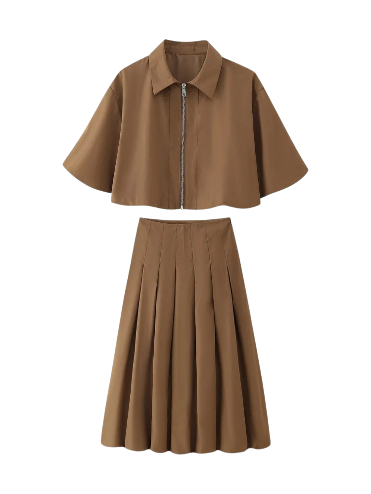 Arden – Pleated Midi Set