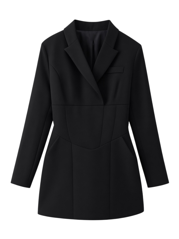 Sierre – Tailored Corset-Waist A-Line Mini Dress