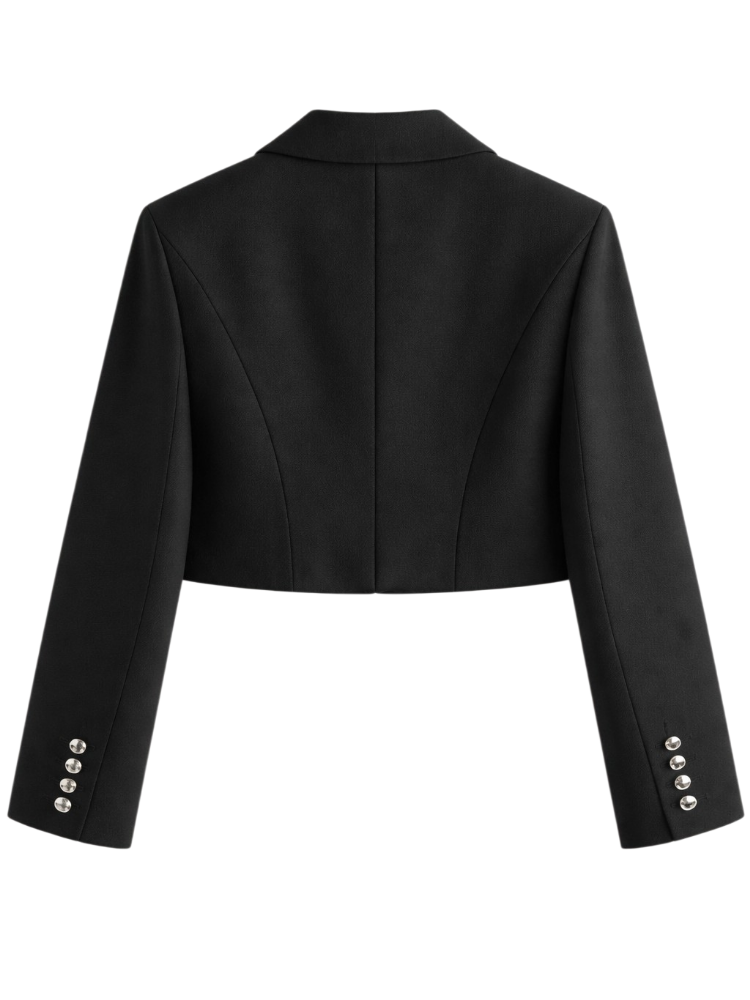 Noiré – Cropped Tailored Blazer