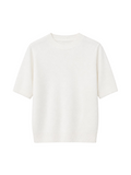 Verde – Fine Knit Short Sleeve Sweater