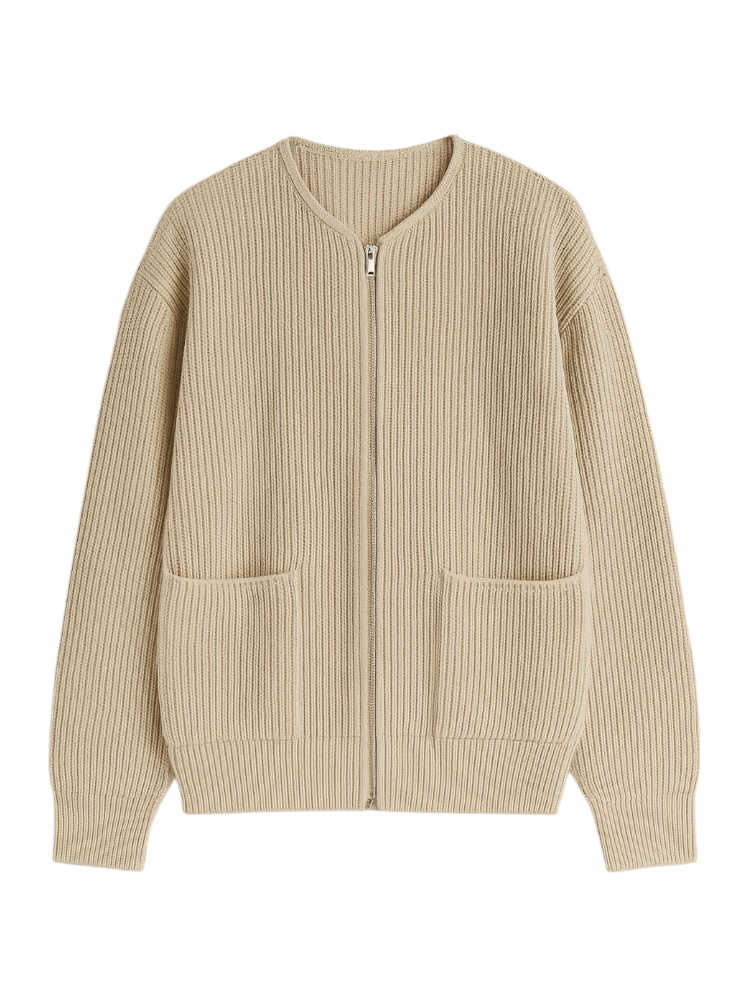 Harlow – Zip-Up Cardigan