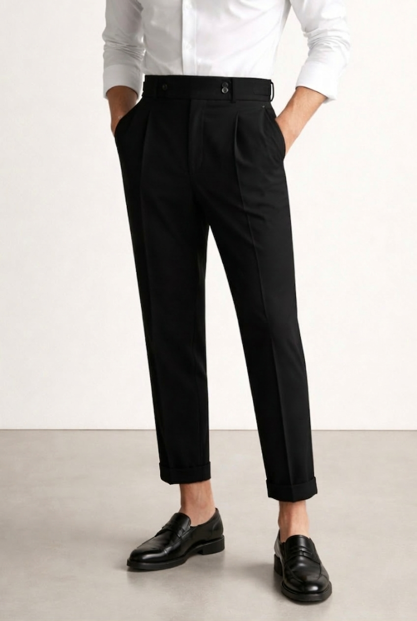 Tano – Tailored Cropped Suit Trousers