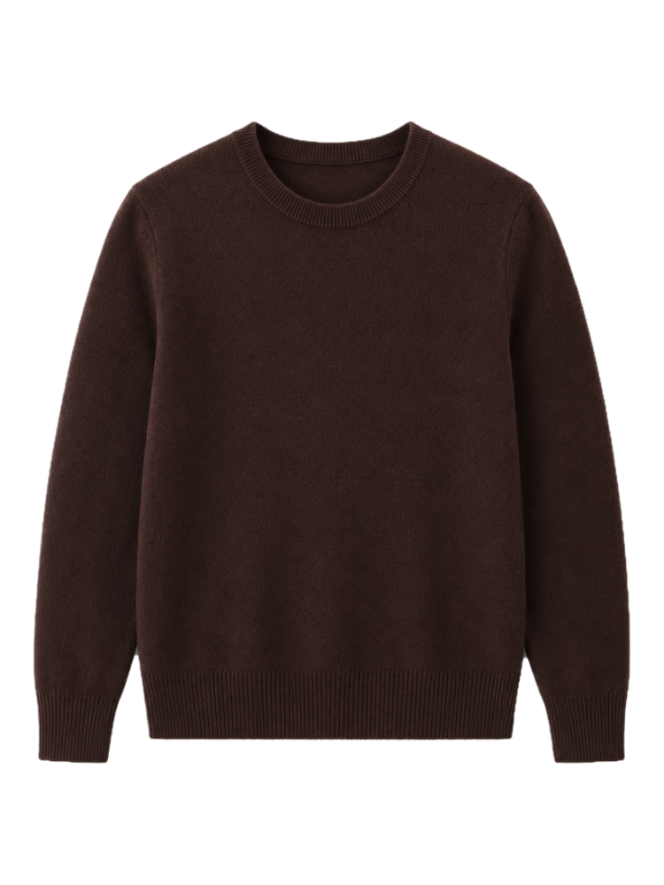 Sina – Pure Cashmere Crew Neck Sweater