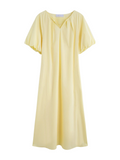 Vivienne – Belted V-Neck Midi Dress