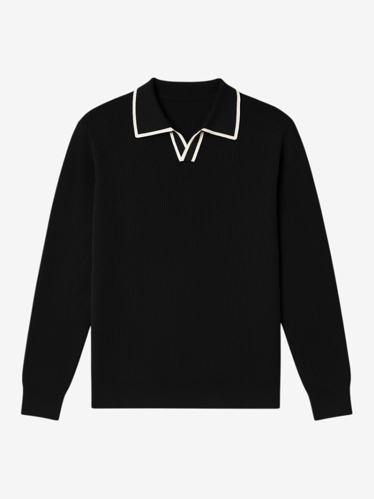Roman - Knit Polo Sweater