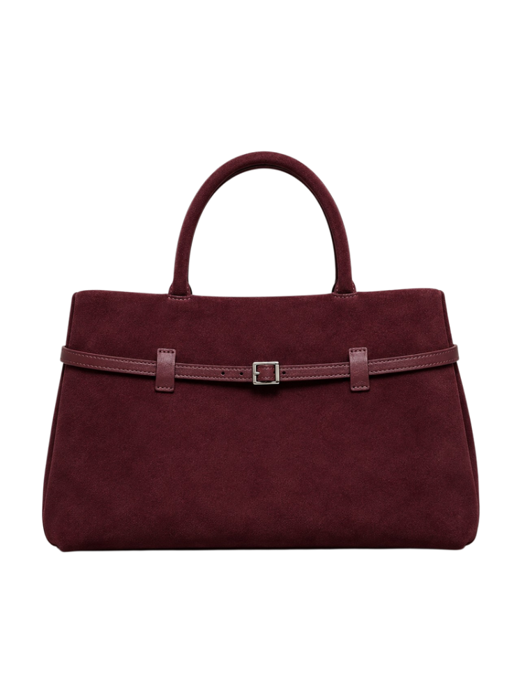 Valentina – Suede Leather Tote Bag